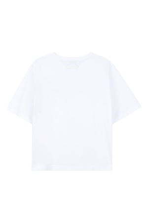 t-shirt in cotone bianco LANVIN KIDS | N30362N48